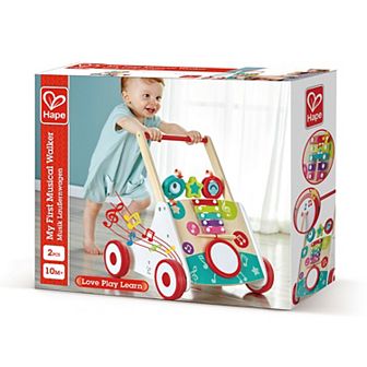 Hape My First Wooden Push & Pull Musical Learning Walker