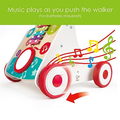 Hape My First Wooden Push & Pull Musical Learning Walker