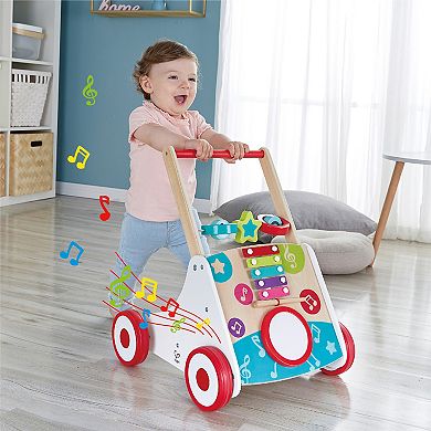 Hape My First Wooden Push & Pull Musical Learning Walker
