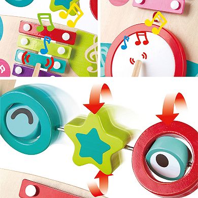 Hape My First Wooden Push & Pull Musical Learning Walker