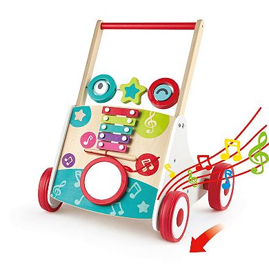 Hape My First Wooden Push & Pull Musical Learning Walker