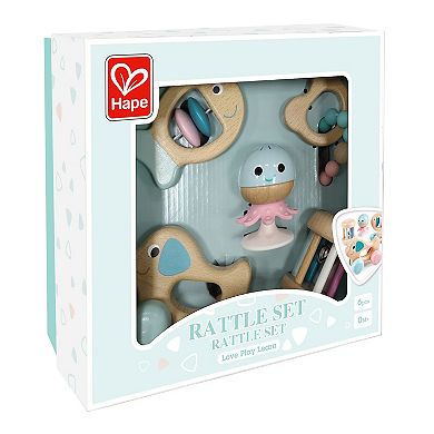 Hape Wooden Multi-Stage Sensory 5-Piece Gift Set