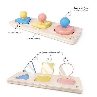 Hape: Montessori Mirror Shape Puzzle