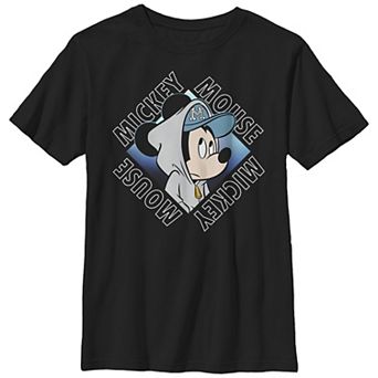 Disney's Mickey Mouse Hoodie Portrait Boys Husky Graphic Tee