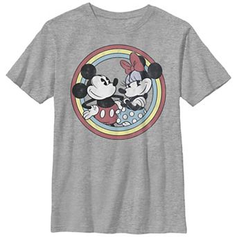 Disney's Mickey And Minnie Classic Boys Husky Graphic Tee