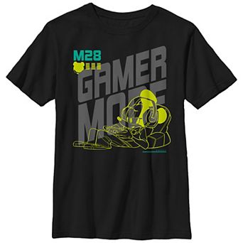 Disney's Mickey Mouse M28 Gamer Mode Outline Boys Husky Graphic Tee