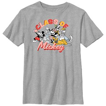 Disney's Mickey Classic Class Of Mickey Group Selfie Boys Husky Graphic Tee