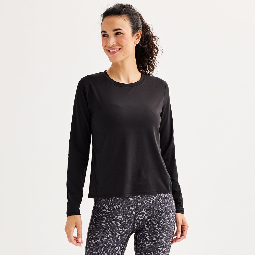 Womens Tek Gear® Essential Soft Long Sleeve Top 