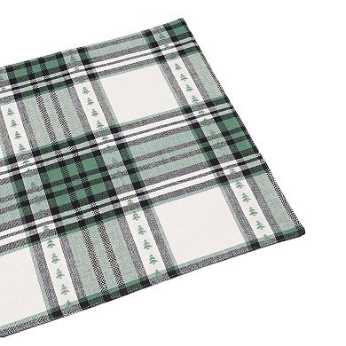St. Nicholas Square® Christmas Tree Dobby Plaid Placemat