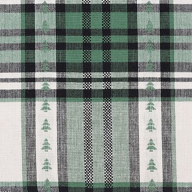 St. Nicholas Square® Christmas Tree Dobby Plaid Placemat