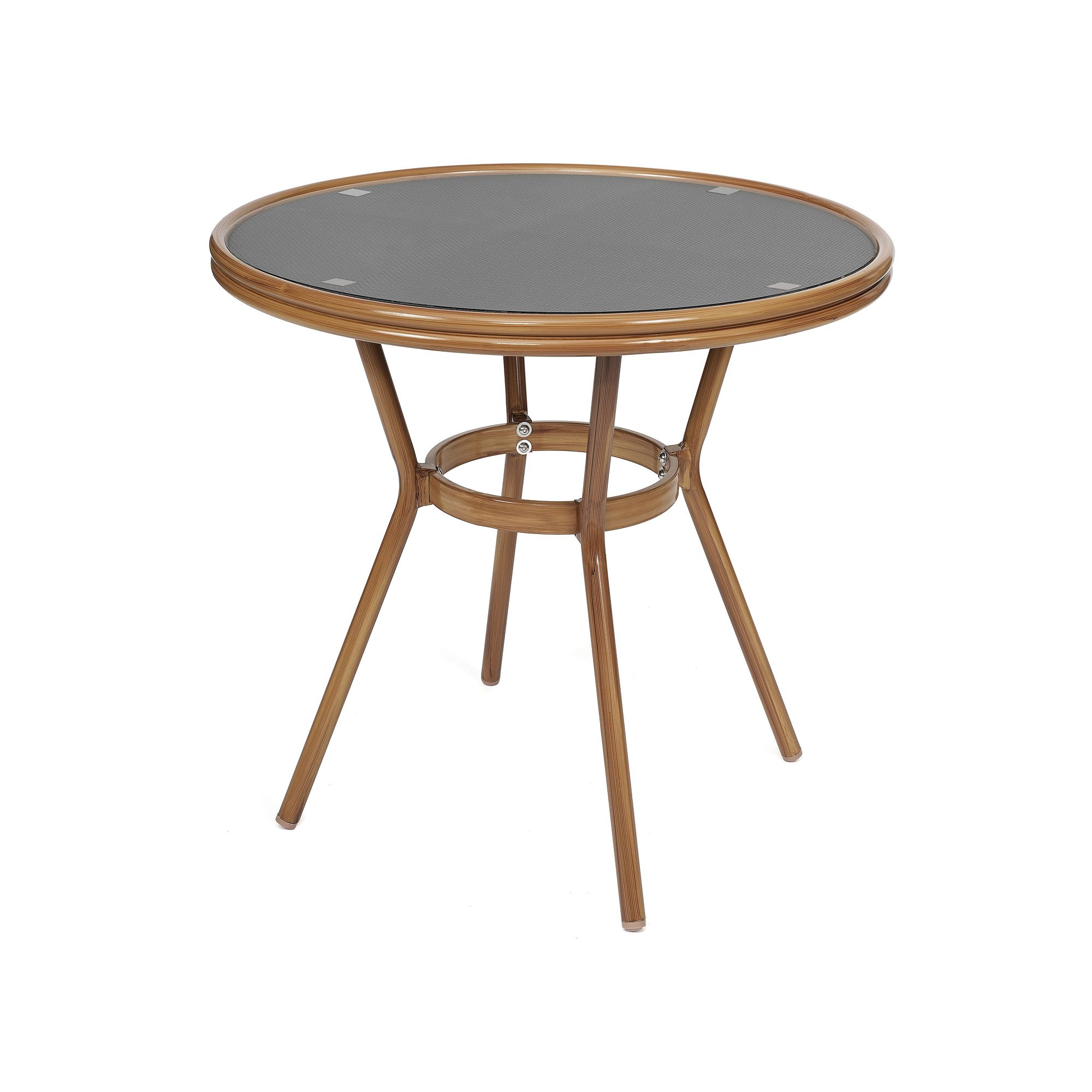 Flash Furniture Marseille Indoor / Outdoor Commercial Bistro Table, Black N