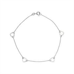 Silver Anklets Find Beautiful Sterling Silver Ankle Bracelets For Women Kohl s