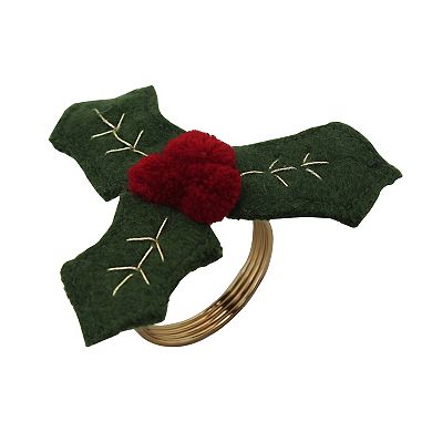 St. Nicholas Square 4-Piece Napkin & Napkin Rings Set