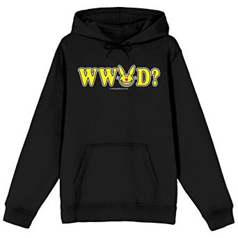 Juniors' It's Happy Bunny WWBD? Graphic Hoodie