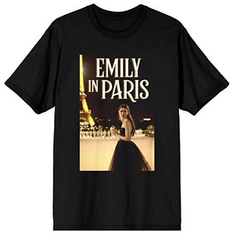 Juniors' Netflix Emily In Paris Eiffel Tower Graphic Tee