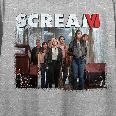Juniors' Scream 6 Photo Art Graphic Tee