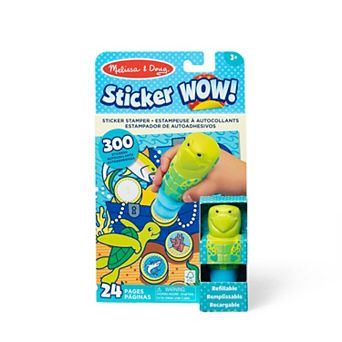 Melissa & Doug Sticker WOW! Activity Pad & Sticker Stamper – Sea Turtle