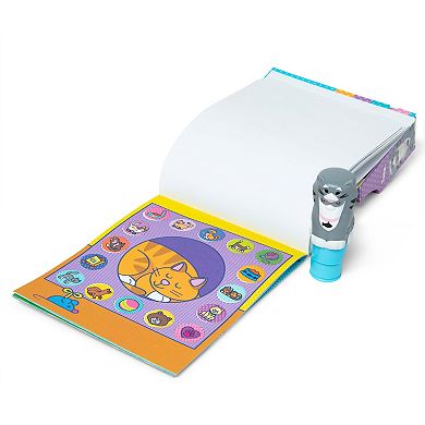 Melissa & Doug Sticker WOW! 24-Page Activity Pad & Sticker Stamper – Cat