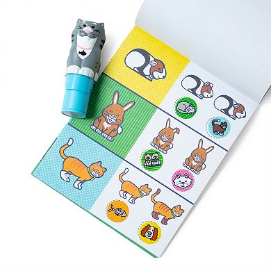 Melissa & Doug Sticker WOW! 24-Page Activity Pad & Sticker Stamper – Cat