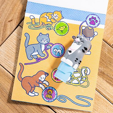 Melissa & Doug Sticker WOW! 24-Page Activity Pad & Sticker Stamper – Cat