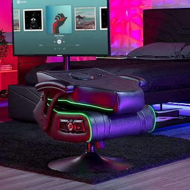 X-Rocker CXR3 LED Audio Pedestal Gaming Chair with Subwoofer