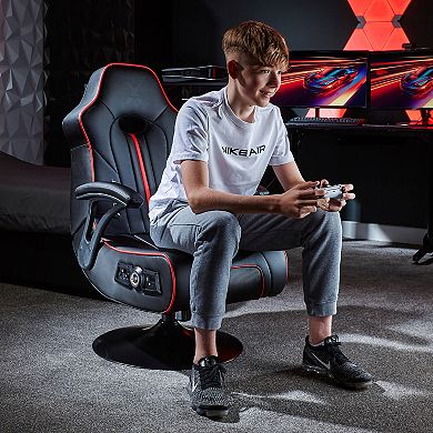 X-Rocker Torque Bluetooth Audio Pedestal Gaming Chair with Subwoofer & Vibration