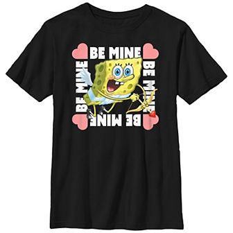 Boys 8-20 SpongeBob SquarePants Be Mine Sponge Husky Graphic Tee