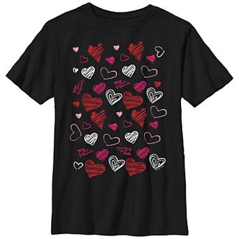 Boys Paul Frank Heart Doodles Husky Graphic Tee