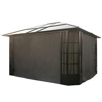 Sojag Savino Gazebo Curtains 12 x 14 ft.