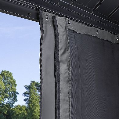 Sojag Savino Gazebo Curtains 12 x 14 ft.