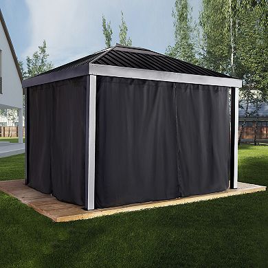 Sojag Skylight Gazebo Curtains 10 x 12 ft.