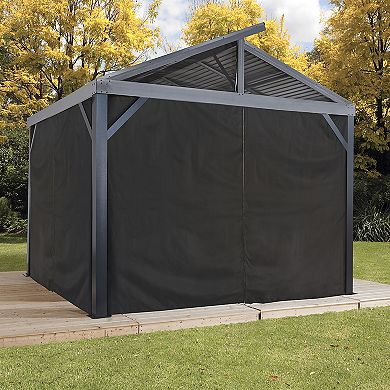 Sojag South Beach Gazebo 12 x 12 ft. Curtains