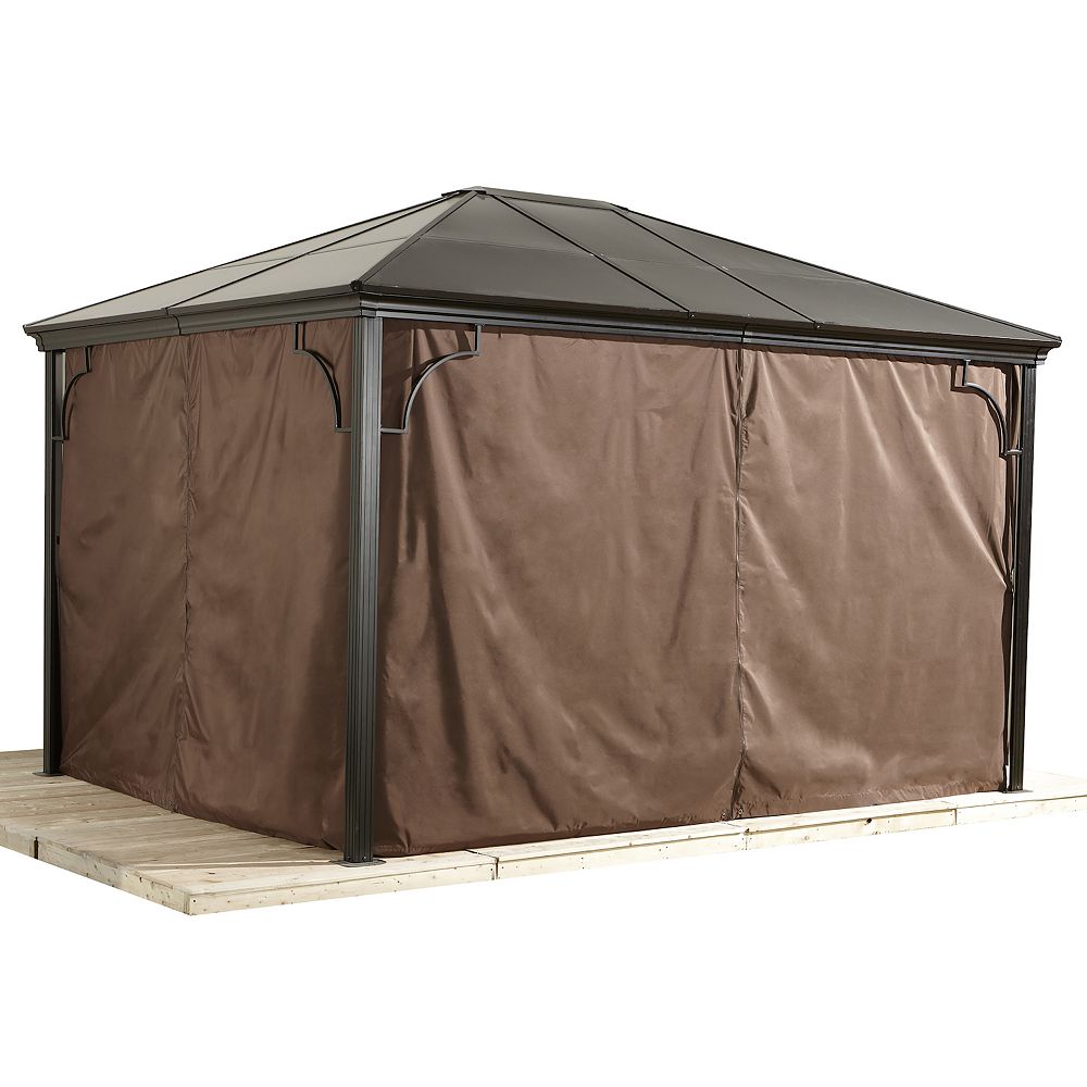 Sojag Sumatra Gazebo Curtains 10 x 12 ft.