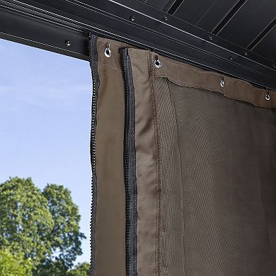 Sojag Sumatra Gazebo Curtains 10 x 12 ft.