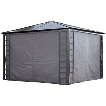 Sojag Turia Gazebo Curtains 10 x 12 ft.