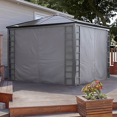 Sojag Turia Gazebo Curtains 10 x 12 ft.
