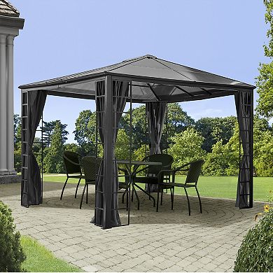 Sojag Turia Gazebo Curtains 10 x 12 ft.