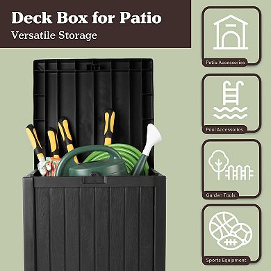 Pure Garden 50-Gallon Outdoor Patio Storage Box