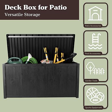 Pure Garden 113-Gallon Outdoor Patio Storage Box