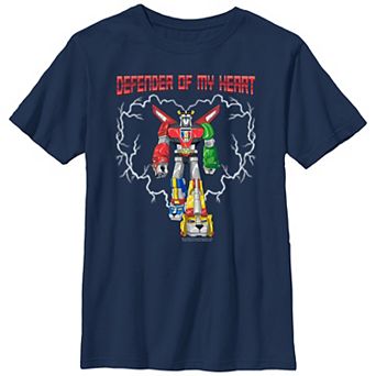 Boys Voltron Defender Of My Heart Husky Graphic Tee