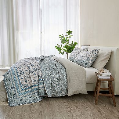 Patina Vie Maison Vintage Floral All Season Quilt Set with Shams