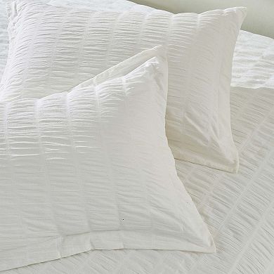 Patina Vie Maison Down Alternative Reversible Puckered Stripe Comforter Set
