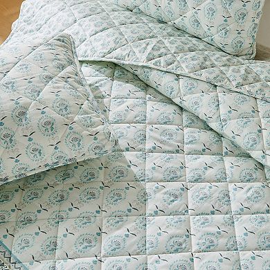 Patina Vie Maison Vintage Inspired Printed Quilt Set