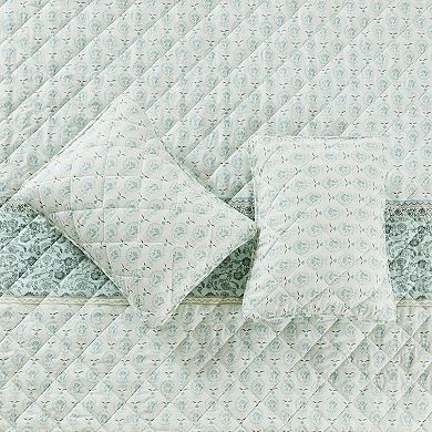 Patina Vie Maison Vintage Inspired Printed Quilt Set