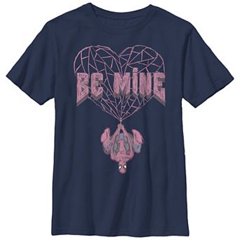 Boys 8-20 Husky Marvel Spider-Man Be Mine Graphic Tee