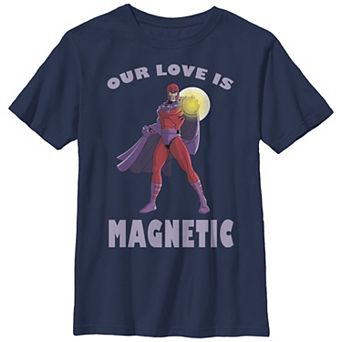 Boys 8-20 Husky Marvel X-Men Magneto Our Love Is Magnetic Graphic Tee