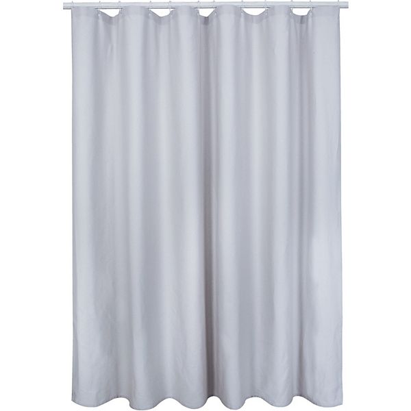 Hotelier Hotel Texture Shower Curtain - Light Gray