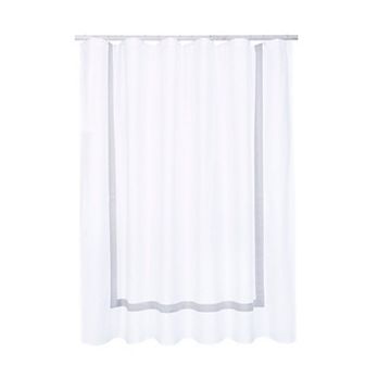 Hotelier Hotel Border Shower Curtain