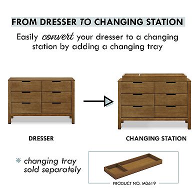 Carters by DaVinci Colby 6-Drawer Dresser