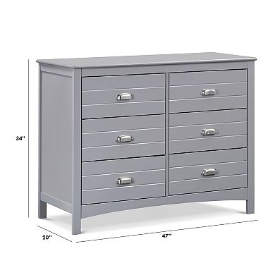 Carters by DaVinci Nolan 6-Drawer Double Dresser